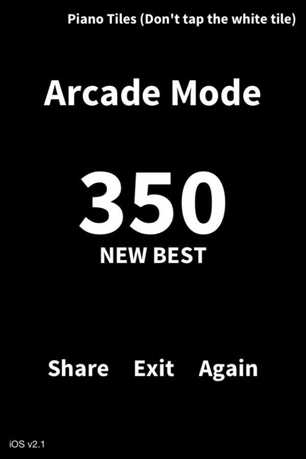 ClareUni's tweet photo. Arcade Mode, 350 pts! Who can beat me in @PianoTiles -> http://t.co/Z1TWprqC3s YEEZZZ!!! http://t.co/WZPhyqTw1q