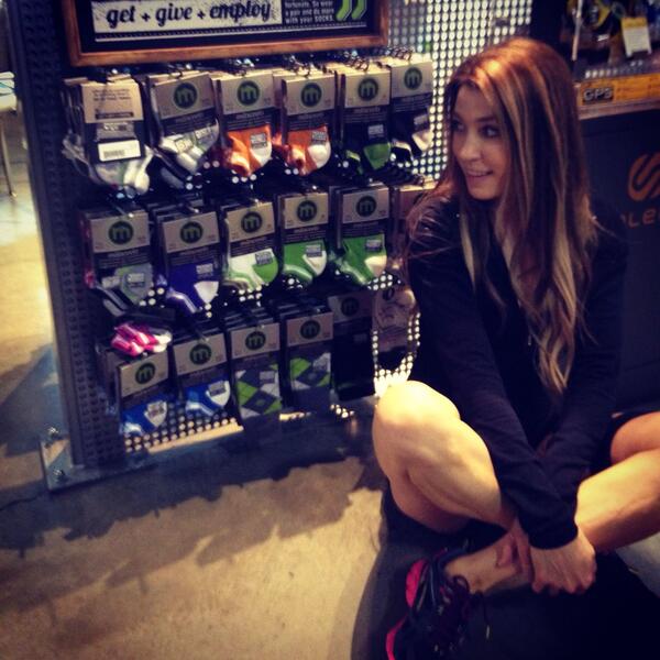FitGirlATX's tweet photo. Oh look my favorite #socks! @mitscoots #getgiveemploy #give #fitlife #quinntime http://t.co/JYeVHt3nBE