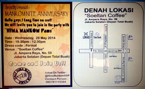 TODAY! Mankom Nite Anniversarry~