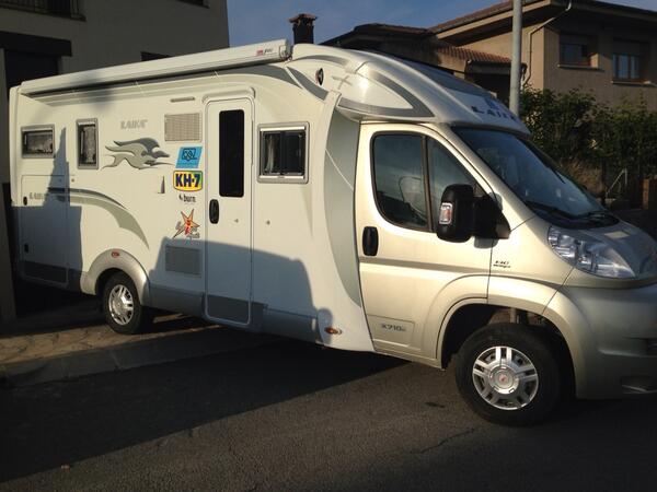 LaiaSanz_'s tweet photo. Por fin todo preparado! Espero el codo también... Destino Finlandia, solo quedan 3000km @Autosuministros @KH7_Sport http://t.co/LW37Hr6H6d