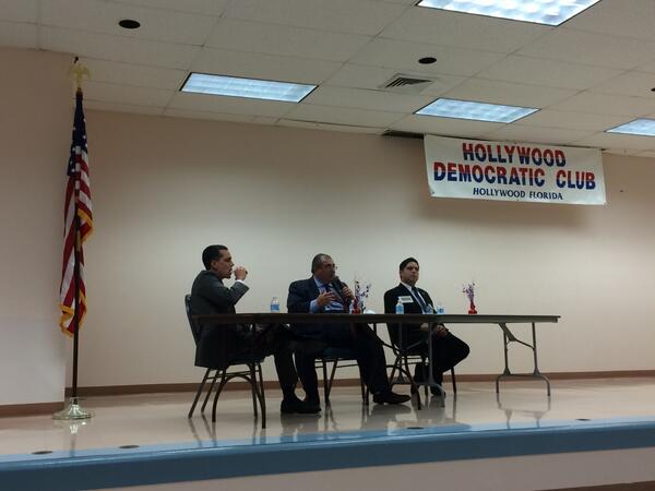 Proud to speak at the Hollywood Democratic Club's District 100 Candidate Forum this evening. #sayfie #pfla