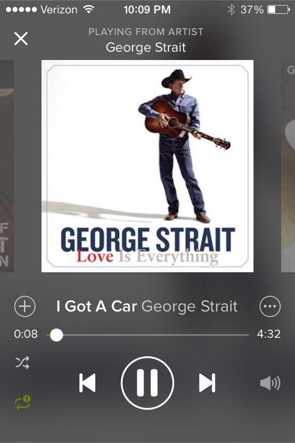 jessecapalbo's tweet image. Destroying the repeat button #kinggeorge #igotacar