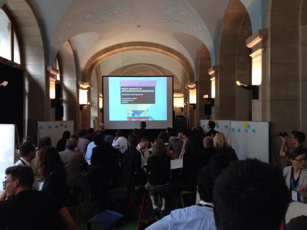 stengl's tweet photo. Jetzt live am Swisscom Customer Experience Day: Workshop mit @apolaine 'from insights to innovation' #cxday http://t.co/X2Bany4Oaw