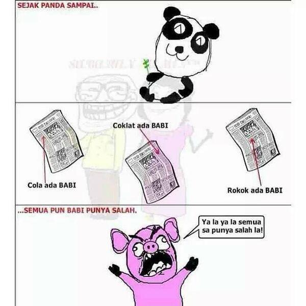PutraREFORMASI's tweet photo. Panda berhabis berpuluh juta..akhirnya BABI di persalahkan..hahahaha http://t.co/k8rX1EDJVF