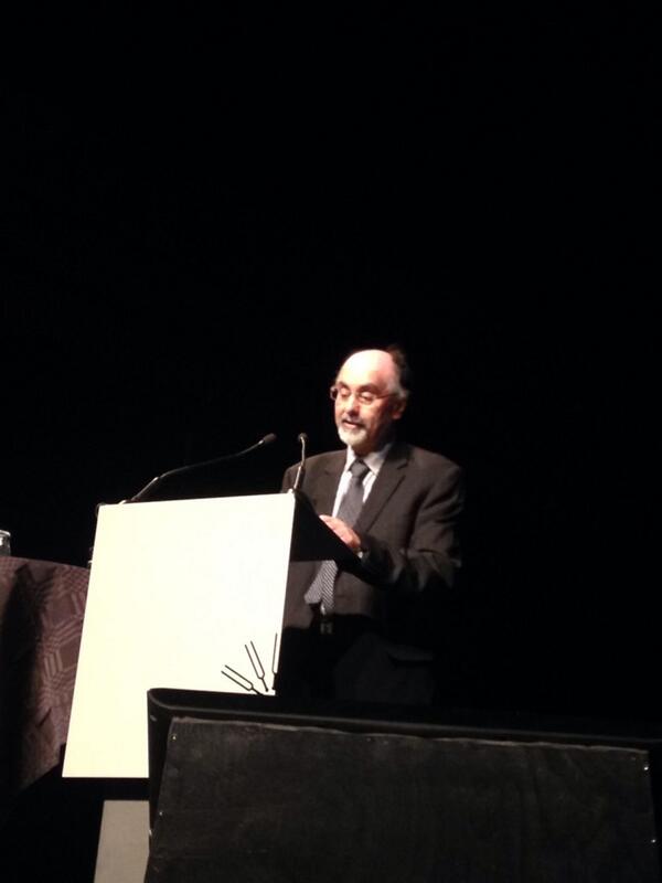 Khalid Choukri, ELRA Secretary General, now welcomes #LREC2014 participants at the Opening Ceremony. <a href="/ELRAnews/">ELRA</a>