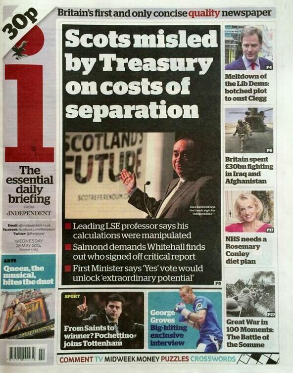 NicolaSturgeon's tweet photo. The Treasury really has been caught red-handed trying to mislead Scots. We can't believe a word they say. #indyref http://t.co/UeOxSnMr0X
