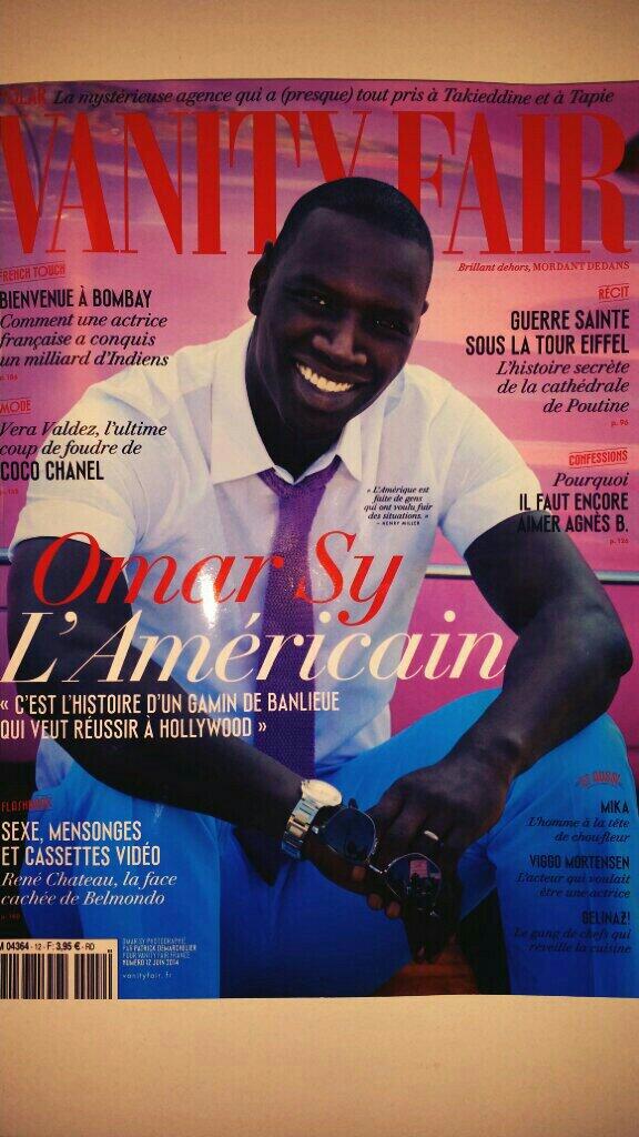 ericetquentin's tweet photo. Brother @OmarSy en une du Vanity Fair, ça claque ! cc @omar_fred http://t.co/peQBTxAmRb