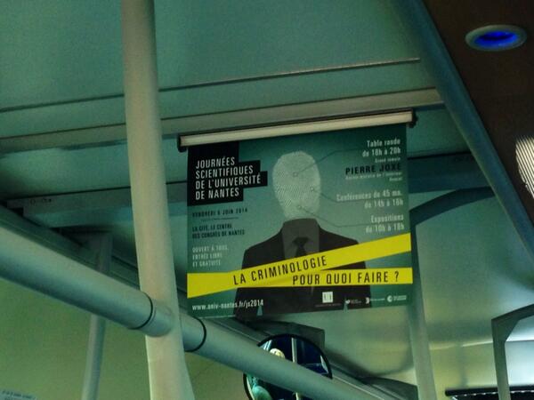 Manuel_MC's tweet photo. Dans les transports en commun #nantes les #JS2014 de @UnivNantes s'affichent . Poke @elo_tgt http://t.co/WRKppz9um0