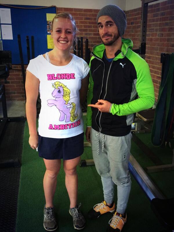 Maurice_Enslin's tweet photo. T-shirt of the day! Blonde Ambition by Eums! #crossfit #blondeambition http://t.co/haV8cetrRa