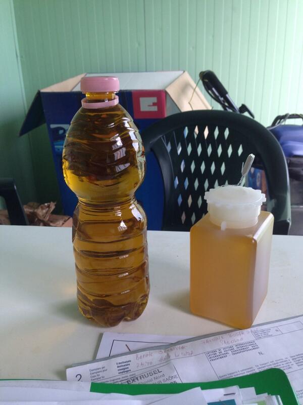 ccengineering's tweet image. Carico olio di colza finito !