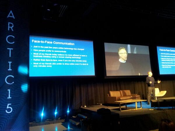 JaakkoLemberg's tweet photo. Basil Peters giving a presentation on exit strategies for European Tech and Lifescience companies @arctic15 #arctic15 http://t.co/YUpNY8OQg9