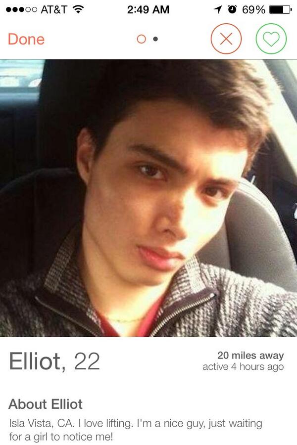 CarolineSKing's tweet photo. This has to be a joke, who would do this? #wtf #sickos #ElliotRodger #tinder #tinderproblems http://t.co/UL28ANLPKU