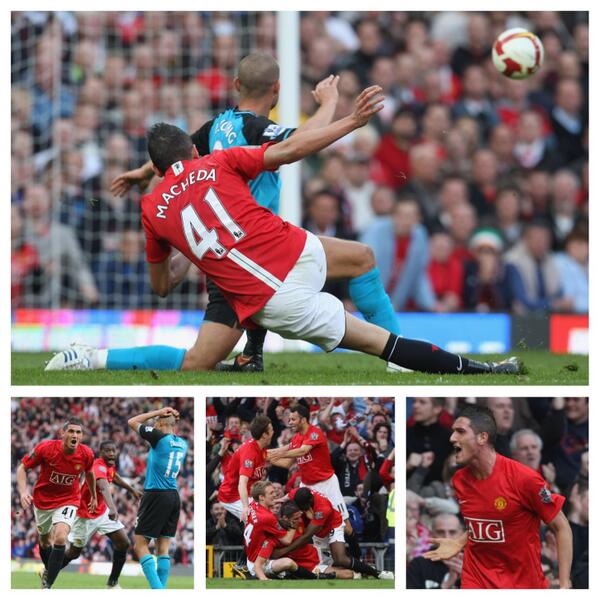 ManUtd's tweet photo. Kiko's off to Cardiff, but his name will always be linked to #mufc memories of his dramatic debut goal. "Machedaaaa!" http://t.co/RpkquapkUH