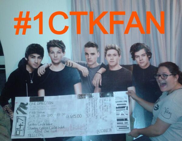 Computicket's tweet photo. Awesome:) RT @1D_er: @Computicket #TwitPicASelfie #1CTKFAN I hope you find my encryption on my "ticket". ;) http://t.co/6Lh57EjVMs
