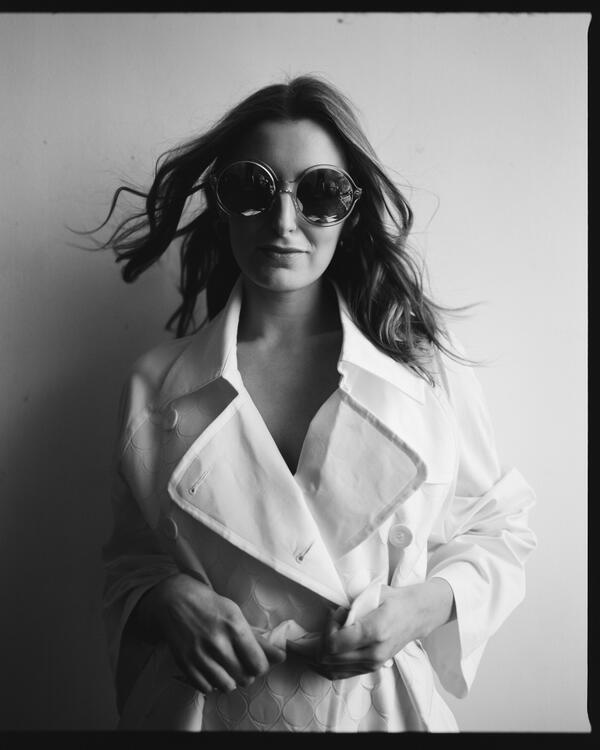 SaundersStudio's tweet photo. #10yearsofJS | @Carmichelle wearing SS13 http://t.co/KWckvTc3DO