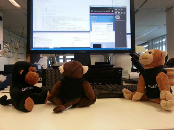 AHajou's tweet photo. @concept_monkeys #xamarin @xamarinhq Xamarin congress http://t.co/odMjxIIedJ