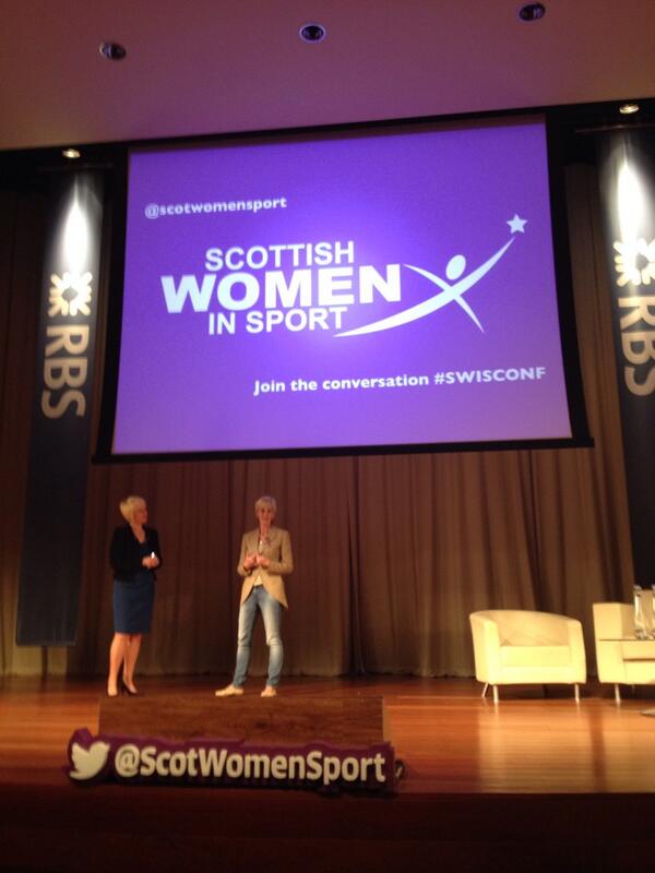 ShonaRobison's tweet photo. Gr8 to speak at @ScotWomenSport conference &amp; hear @judmoo talk about her experience being a woman in sport #swisconf http://t.co/rr5KNHLyel