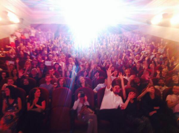 nickcave's tweet photo. The audience last night just about to watch @20000days at the BEAT Film Festival in Moscow #beat2014 http://t.co/d969OlpMxf
