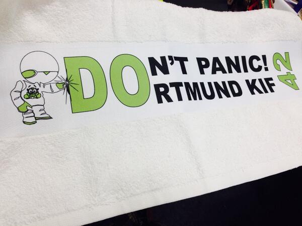 Maria_Meister's tweet photo. Heute startet die @kif42 (Konferenz der Informatikfachschaften) in #Dortmund.Viel Spaß! #DontPanic  #42 #kif42 http://t.co/bOWhWZdZHq