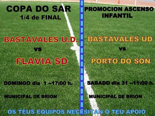 Bastavalesud's tweet photo. Partidos fin de semana ..con @Flavia_SD_###Porto do Son CF http://t.co/DzX2zDgmCc