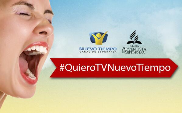Hoy, desde las 19hrs. utiliza #QuieroTVNuevoTiempo invita a  tus amigos <a href="/abimaelobando/">Estudiemos la Biblia cada día</a>