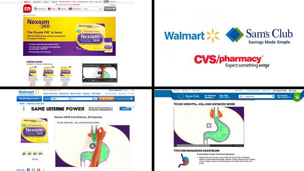 LTBeMedia's tweet image. Thrilled to see our #Nexium24HR video on the #Walmart #CVS &amp;amp; #SamsClub sites! #LTBe