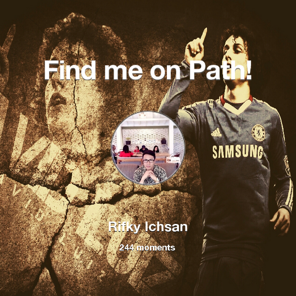 Rifky_IN's tweet photo. I've shared 244 memories with my friends on #Path - see them now at http://t.co/9qvwcwr7zd! #thepersonalnetwork http://t.co/ORpTDTSJIf