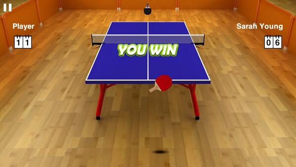 youki's tweet photo. Recommend #VirtualTableTennis. iPhone:http://t.co/hrcMGmR763 Android:http://t.co/QNBwN30YGX http://t.co/2x5MDzfnRR