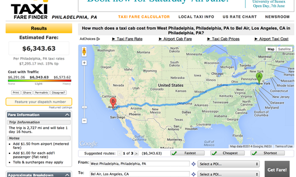 peachesanscream's tweet image. Just worked out how much Will Smith's cab from West Philadelphia to Bel Air would have cost: 41 hours &amp;amp; $6k+