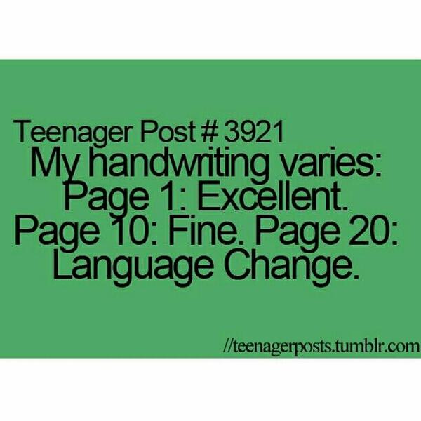 Make sure that your handwriting is not impossible to read. Give yourself a few minutes to read and check your work.