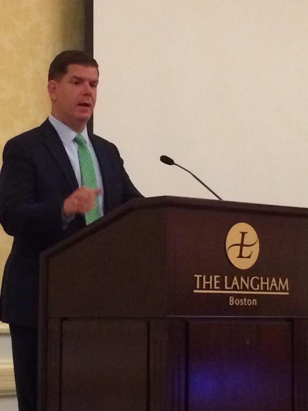 skgreen's tweet image. Excited to be at the Rappaport Institute&apos;s #techpromise with Boston Mayor Marty Walsh!