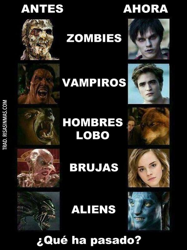 Los monstruos del cine. Ver más ► bit.ly/1rggmo8 #humor