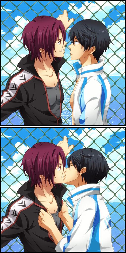 あなたはｂｌ好きですか ソフト編 Free Bl 遙 意表を突く凛へのキス T Co Ipa3iqbl Twitter