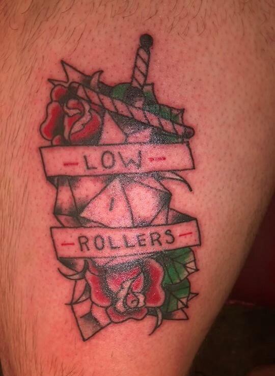 MarcSteeleface's tweet image. I figured @thebrianposehn @Mr_Sark &amp;amp; rest of #NerdPoker crew would appreciate my buddy's new tattoo #TeamBotch