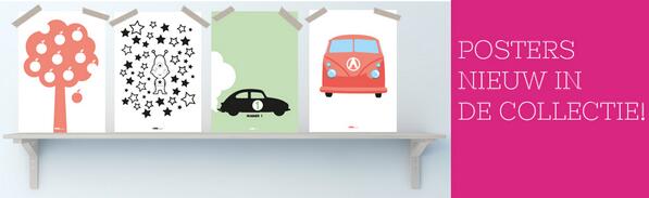 Lancering van de nieuwe posterlijn is een feit! kidzstijl.nl/posters