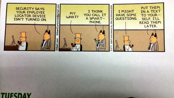 KashiDHQ's tweet image. Who thinks this is the current reality in some companies? #BYOD #webider