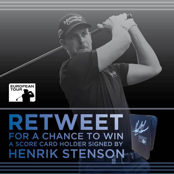 DPWorldTour's tweet photo. Another fantastic prize to win this week. A @henrikstenson signed card holder! Good luck! #nordeamasters http://t.co/lZK1ipUkpe