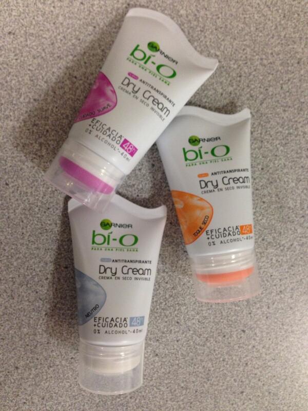 fabaragones's tweet photo. Hoy por la mañana probé el nuevo antitranspirante Dry cream bí-o @garniermx y esta fabuloso #drycream #beauty http://t.co/mwjsG9XVWw