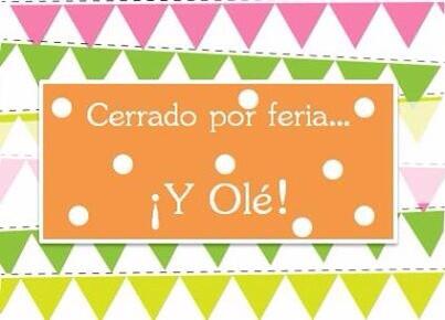 Pasadlo bien!! Nos vemos de nuevo después del lunes de resaca ...