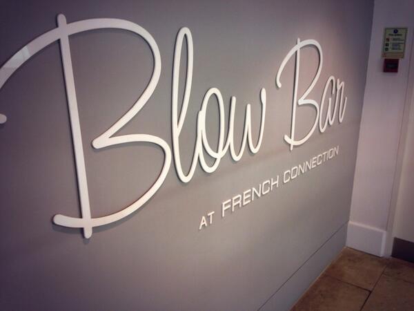 We're here for the launch of our pop up salon, Blow Bar, in our Regent Street store! Looking utterly terrific!