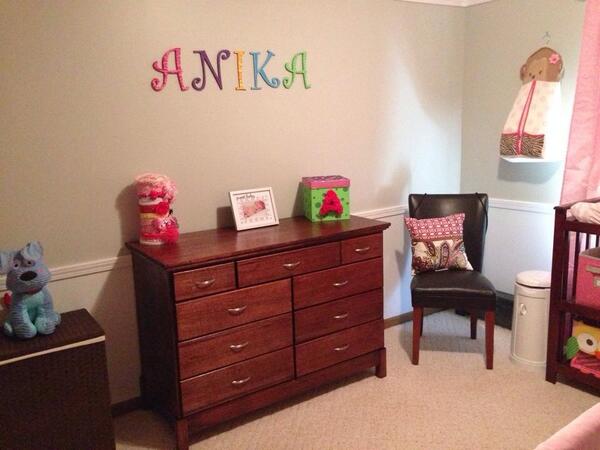 My daughters new dresser. I made it for her.
