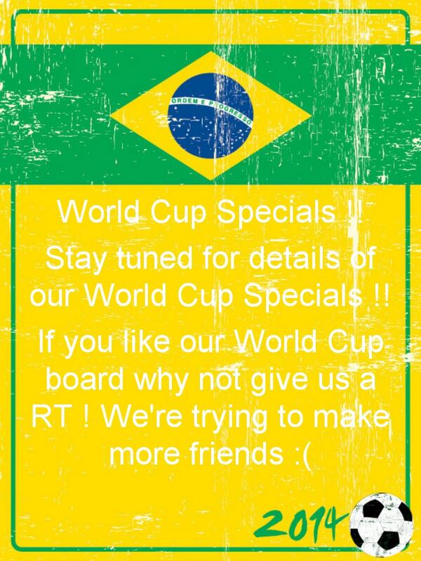 ViaductInnCork's tweet photo. World Cup Specials !!

Stay tuned for details of our World Cup Specials !! http://t.co/SXintP9N9Y