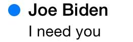 No Joe this has to end