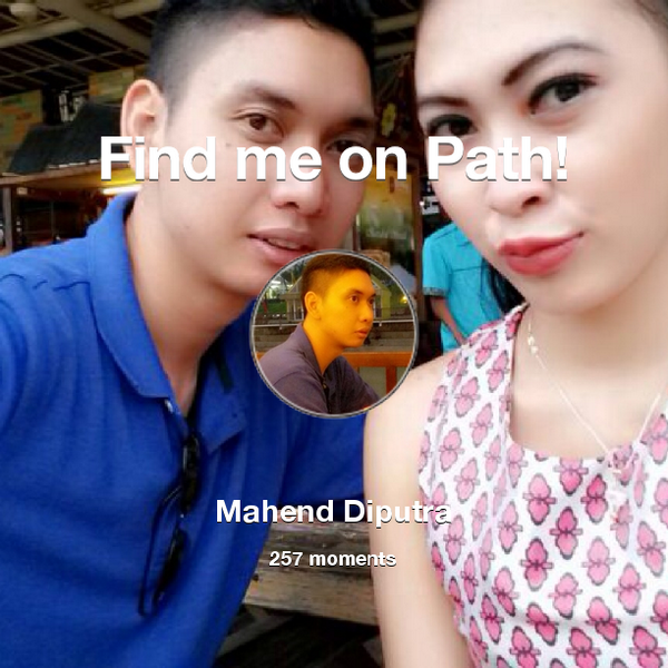 gdemahend's tweet photo. I've shared 257 memories with my friends on #Path - see them now at http://t.co/dpPVOfQ62o! #thepersonalnetwork http://t.co/lMAfMg1NkY