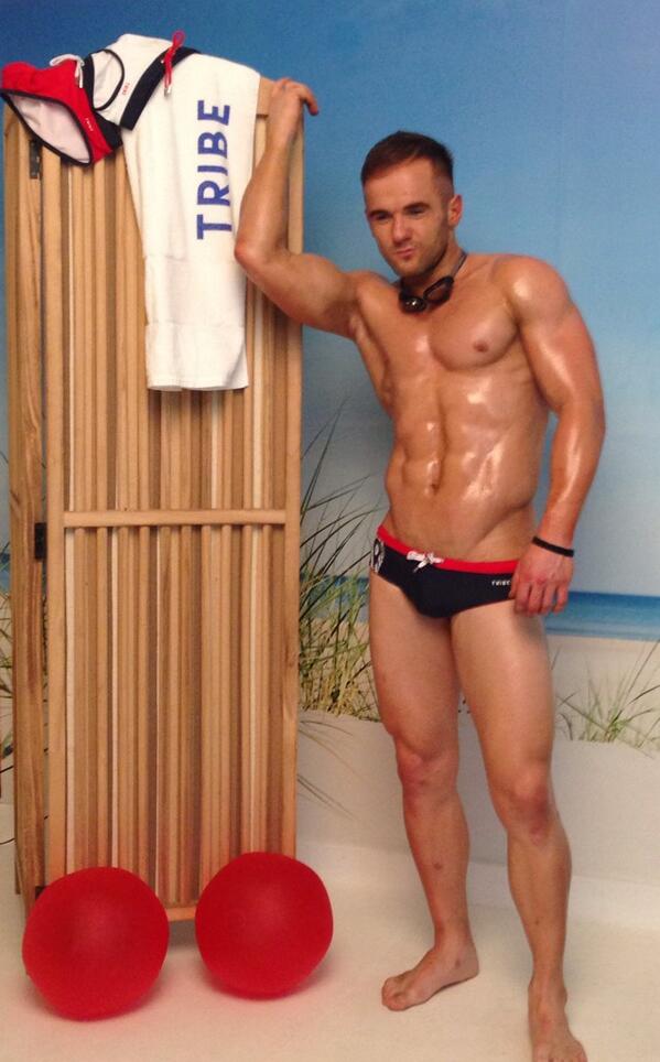 great shoot w/ Dreamboys member Luke today. wearing <a href="/TRIBEUNDERWEAR/">TRIBE</a> new swim collection. #dreamboys #swimwear