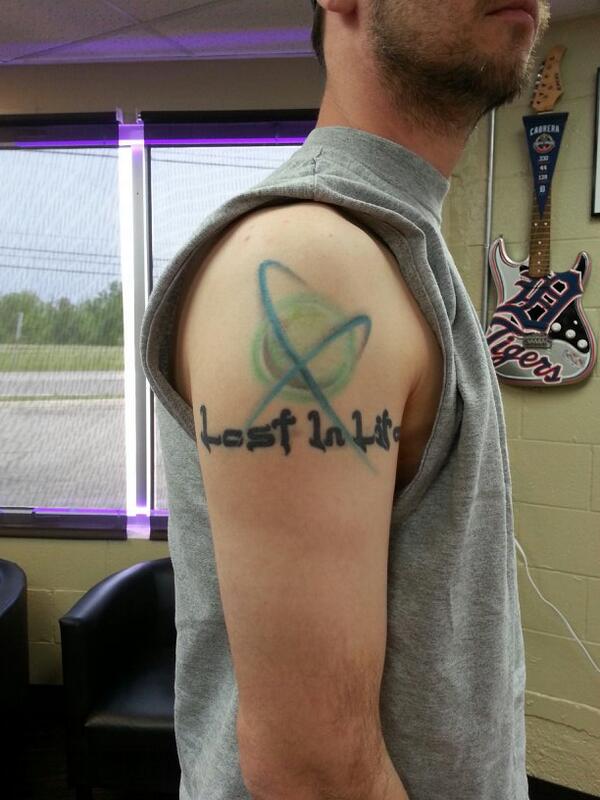 Josh Berns On Twitter Tattoo Light House My Grandpa Grew Up On My Dearly Departed Grandparents Initials Old Glory And Michigan Flag Http T Co 415lyuu5h9