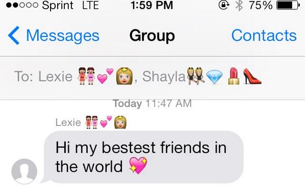 Best message to wake up to, my bestfwands are cute 💁💕