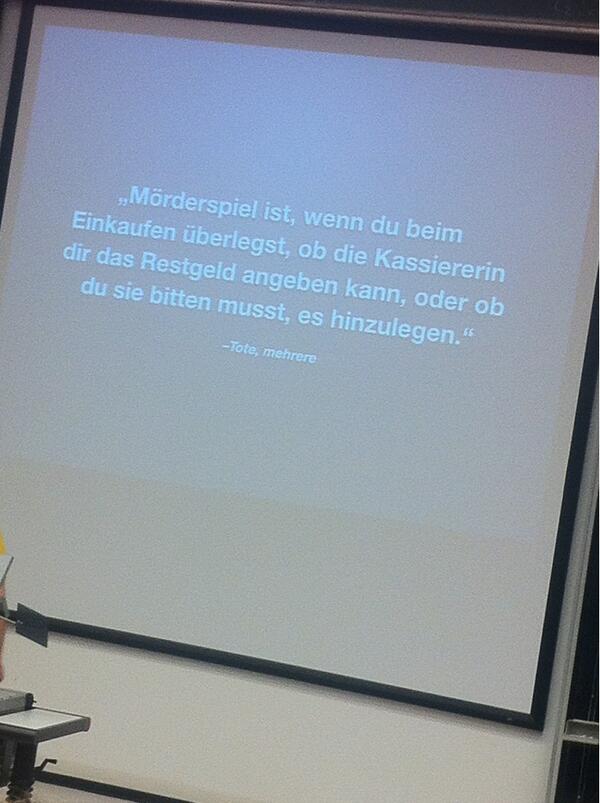 #Mörderspiel ist… #kif42