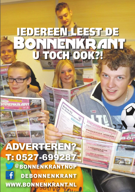 Iedereen leest de <a href="/BonnenkrantNOP/">Bonnenkrant</a>, U toch ook?!