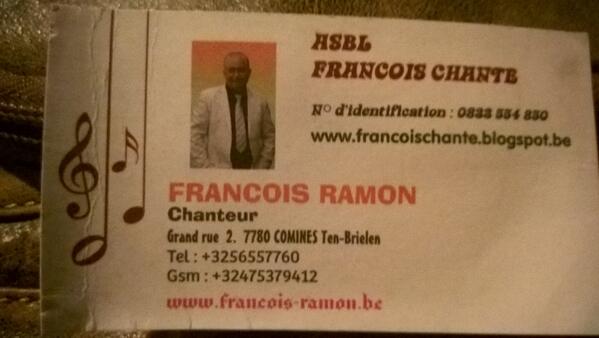 Amis du <a href="/PechakuchaMons/">PechakuchaMons</a>, pour animer vos soirées je vous conseille Francois, star de la ducasse de Messine ! #pkmons